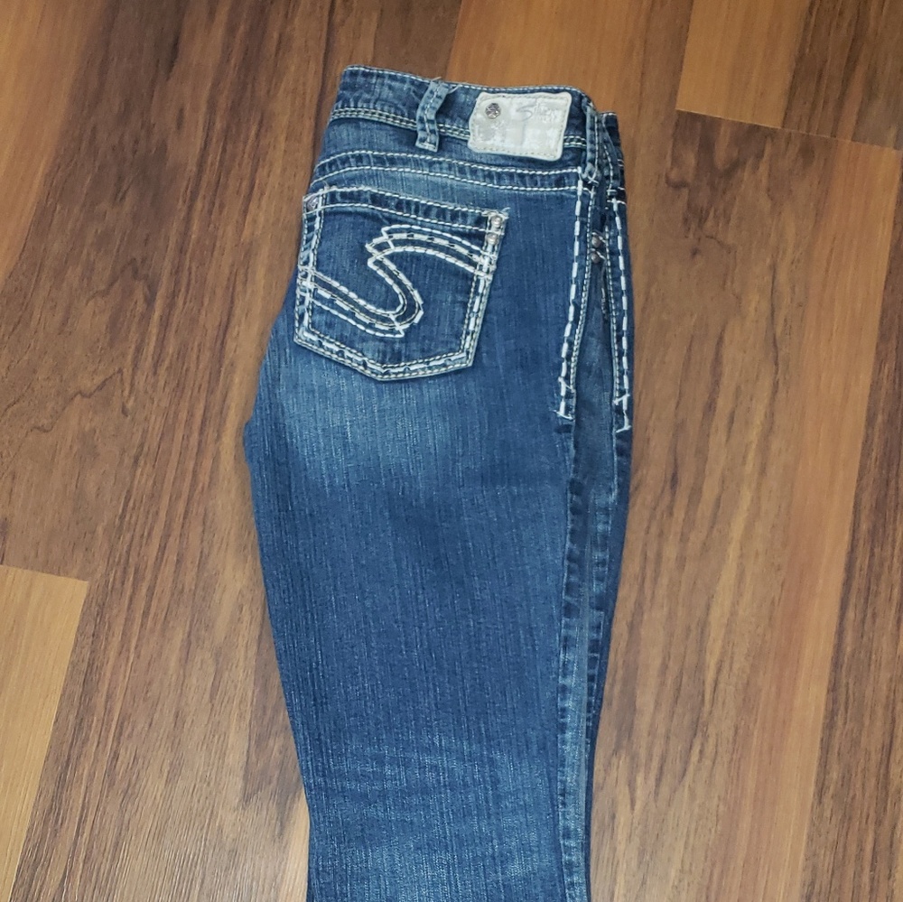 Silver Suki Jeans